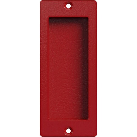 Ekena Millwork Premium 6" Flush Pull For Barn Doors 3/4" Thick or Greater, Regal Red GB6001FP06RR